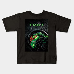 ninja turtles underground Kids T-Shirt